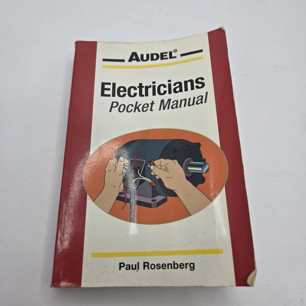 Audel Electricians Pocket Manual Paul Rosenberg 1997 First Edition Paperback